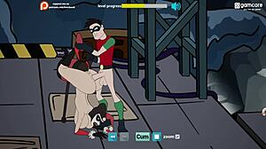 oh man, as robin in fuckerman, i get to bang harley quinn's big ass and tits in this batman parody game