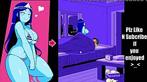 why stop after fucking and cumming inside her big tits all night in this rock paper scissor hentai game gallery?