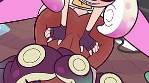 Pearl from Splatoon hides a futanari surprise in anime.