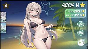 Bouncy Big Tits in Hentai Game - Cute Anal Action Awaits