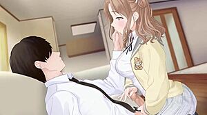 Una Tarde Con Mi Sempai Leads To Wild 3D Anime Creampie And Squirting In Uniform