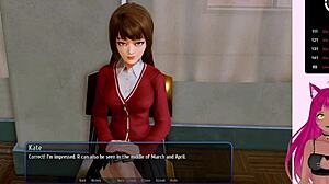 i'm hooked on harem hotel part 3 with vtuber lewdneko. elf maid's cute feet in bdsm play!