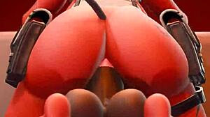 Desdemona's Subtle Anal Adventures with Dildo Riding in Fortnite Animations