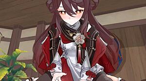 Hu Tao 3D Cartoon Anime Adventures