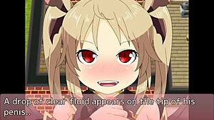 Handjob vampiro freddo con sborra