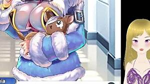 Anime Girl's Big Tits Fondled Until Lactating Milk Flows