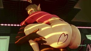 WOW, ELF GIRL GETS FUCKED HARD!