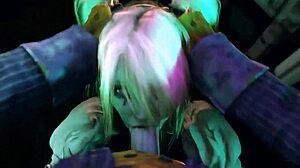 Harley Quinn touží po hardcore šukání v 3D rule 34 anální a psí styl