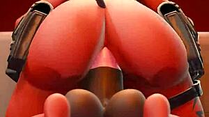 Desdemona's Subtle Anal Adventures with Dildo Riding in Fortnite Animations