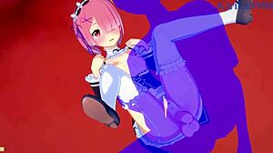 리제로 헨타이에서 람과 렘의 강렬한 감정 섹스