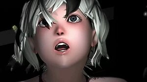 i grab my dildo for solo creampie action as cute warrior in 3d hentai 34