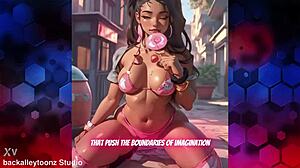 Digital divas 4 uncensored ai seduces with big booty and curvy outfits.