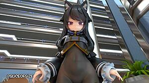 Svars Magical Growth Animation Shows Giantess Expanding in Blender Style