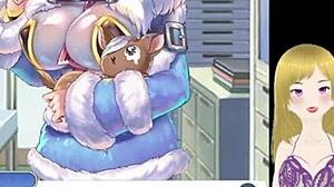 Anime Girl's Big Tits Fondled and Lactating