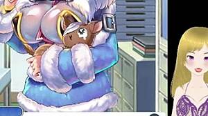 Anime Girl's Big Tits Fondled Until Lactating Milk Flows