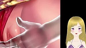 Anime Girl Whipped and Fingered