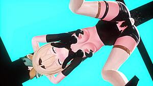 Hey, what's up with supporting via Super Chat in this Rule 34 anime clip?