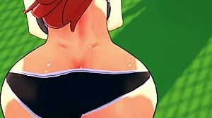 Трахаю Анну на крыше школы.