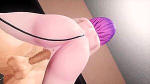 In this rule 34 animation, Towa takes full control with blowjob actions in 3D hentai style.