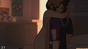 Midoriya Fucks Ochako Uraraka in Cowgirl Position with Teen Creampie by Neko NSFW