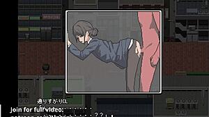 Invisible man performs blowjobs and creampies on unsuspecting characters in hentai game