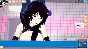 Whoa, this Disney Resident Evil crossover has Elsa giving intense blowjob and handjob in 3D anime hentai! 😏🍆