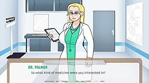 Tease the Big Tits Doctor in Hospital Parody Part 2