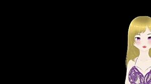 Anime Girl's Big Tits Fondled and Lactating