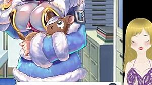 Anime Girl's Big Tits Fondled and Lactating