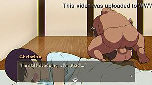 Хентай игра NTR Rice часть 9: пресс и кончание