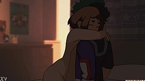 Midoriya Fucks Ochako Uraraka in Cowgirl Position with Teen Creampie by Neko NSFW