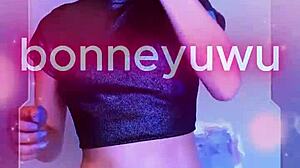 Bonneyuwu hits 10 25 with cyberpunk makeup cosplay as guardians of the galaxy nebula in sexy petite costume!