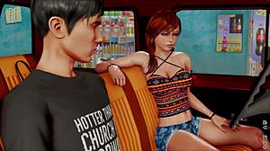 Kinky 3D Anime Game Hints At Big Tits Boobs In The Inn 105 Scene