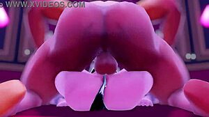 Melusine bunny in 3d cartoon anime