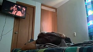 watching the new chespirito series with my stepsister, and she's such a slut licking pussy and getting doggystyle