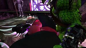 Is Eclipse Central Cynder's Guard Sfx Ver teasing big cocks?