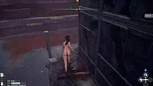 stellar blade nude mod playthrough part 12 shows curvy character in sexy outfit during game
