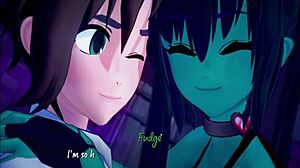 that slime girl from the anime game just grabs whatever she desires without asking