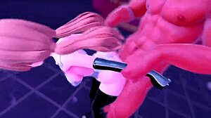 mary and hana race queen in 3d cartoon anime