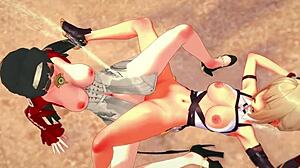 Zenless Zone Zero - Astra Yao和Evelyn 3D Hentai 4K 60Fps无码