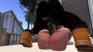 Black Man Fucks White Woman On Porch