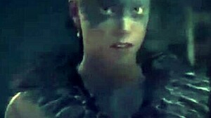 Hellblade Senua's sacrifice lady in anime ASMR style