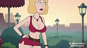 Beth's Sexy Nude Compilation in Rick and Morty Hentai AI!