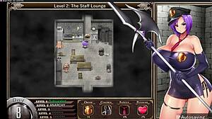 karryns prison part 3 waitress job and finger sucking sexy warden hentai game