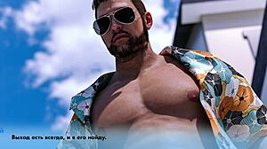 Alternatívne svety časť 1 odhaľuje nevlastnú mamu v bikinách pri bazéne s horny crossdressing babou