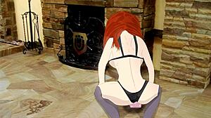 Amouranth animation featuring her in various poses