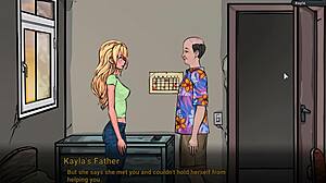 oh wow pizza hot v0 7 2d hentai game by abelius starts with wild masturbation massage