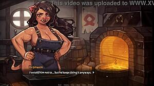 Permainan hentai Puteri Babi saya Ep 14 dedahkan tetas besar anak perempuan dalam outfit curvy.