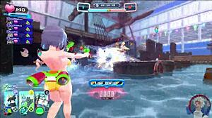 Senran Kagura Wet Girls Water Park Fuck