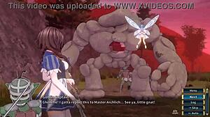 holy knight ricca takes a rock cock drilling her deep